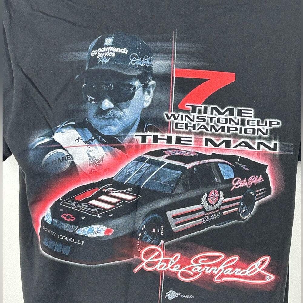 Vintage Dale Earnhardt 7-Time Winston Cup Champion Tee M | NASCAR Legend Shirt
